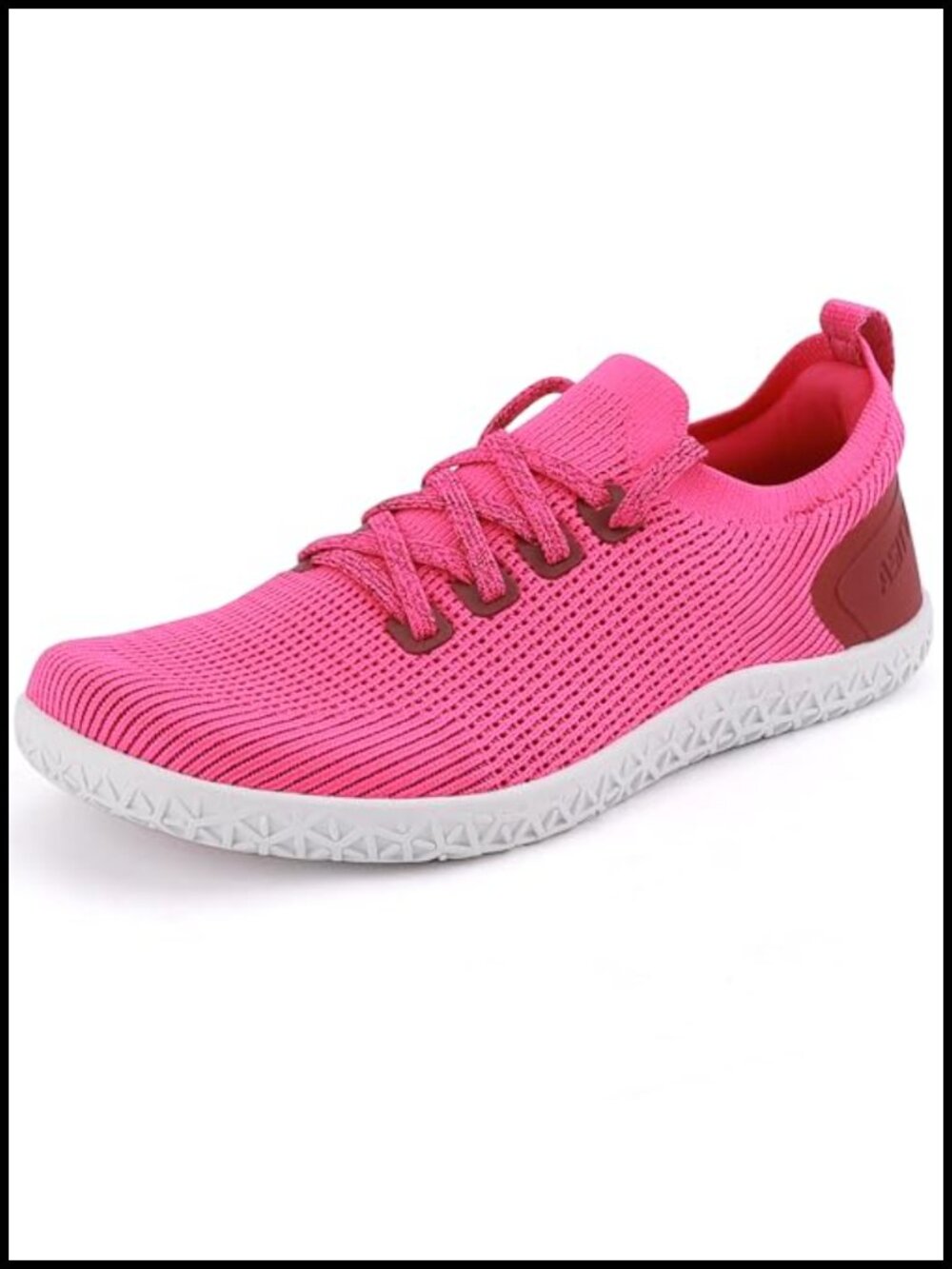 Zero Drop Barefoot Wide Toe Box Knit Slip On Running Shoes